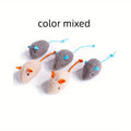 Cat Toys Plush Simulation Mouse Shaped Toy For Cats Kitten Interactive Toy Pet Supplies Pet Toy