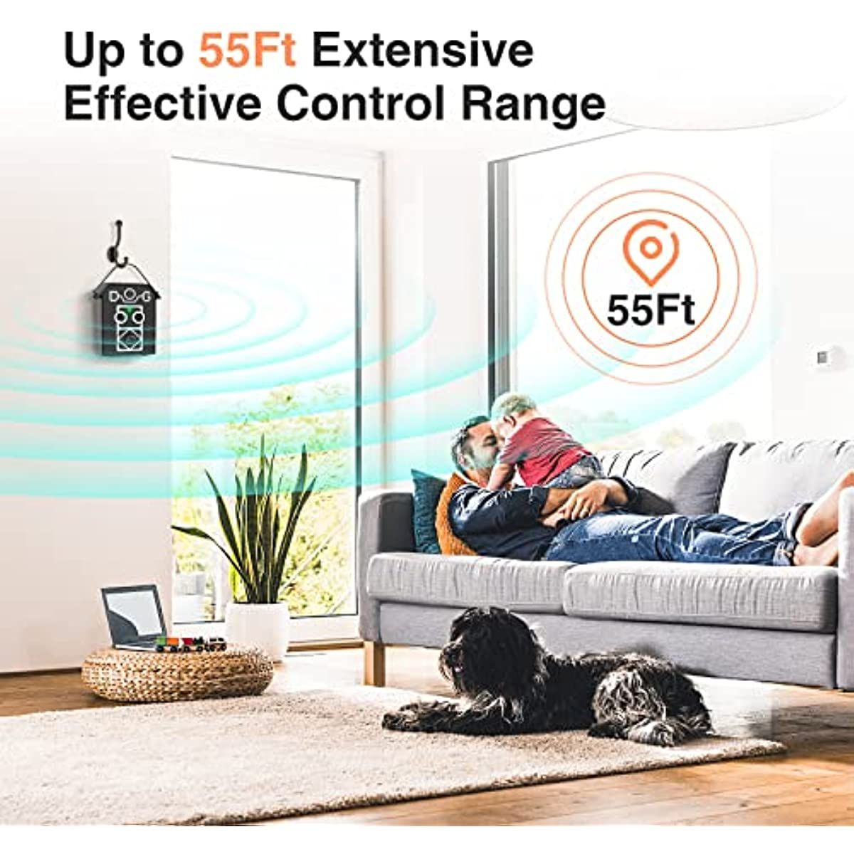 Anti Barking Device; 55Ft Auto Dog Barking Control Devices; 3 Sensitivities; Ultrasonic Stop Dog Barking Device Pet Gentle Anti Dogs Barkin Indoor Outdoor