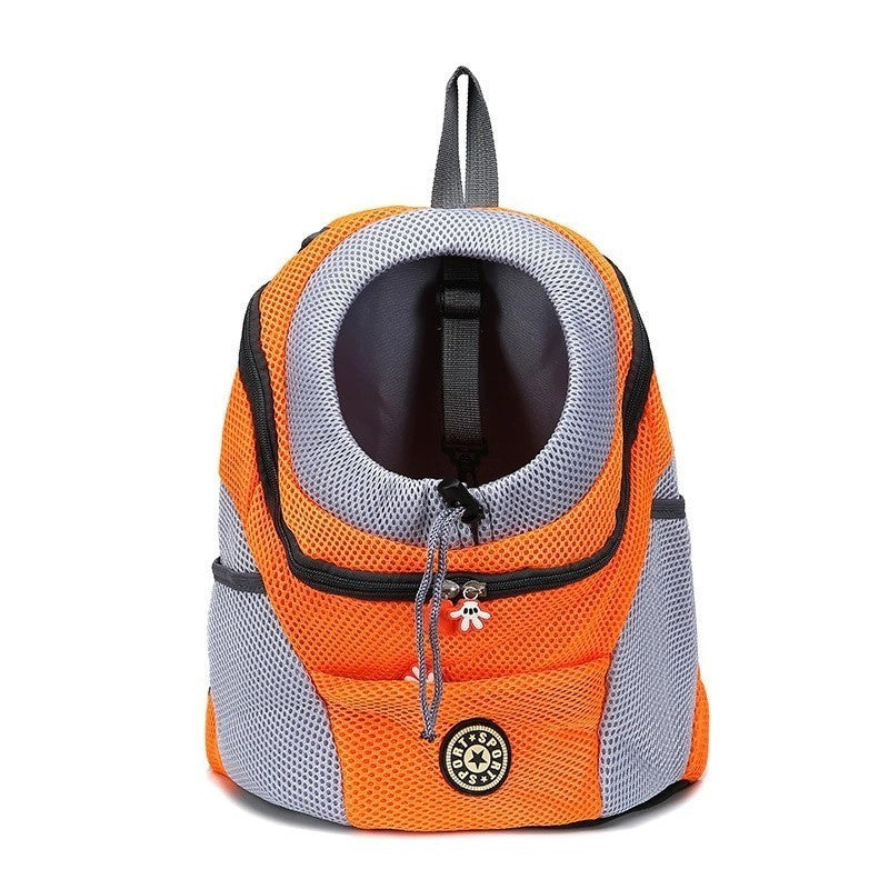 Pet Dog Carrier Bag Double Shoulder Portable Travel Outdoor Backpack Travel Set
