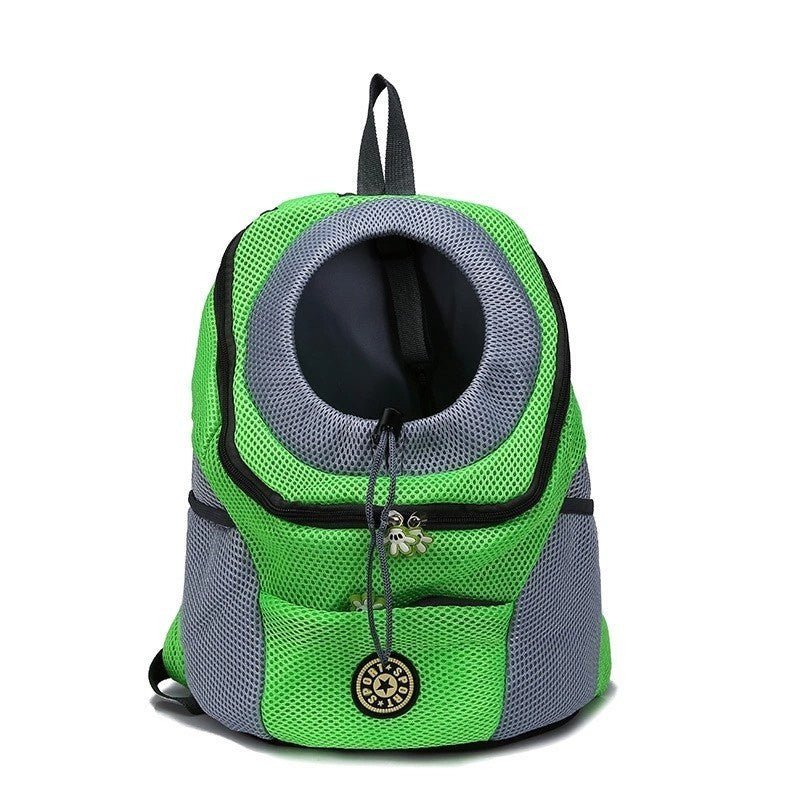 Pet Dog Carrier Bag Double Shoulder Portable Travel Outdoor Backpack Travel Set