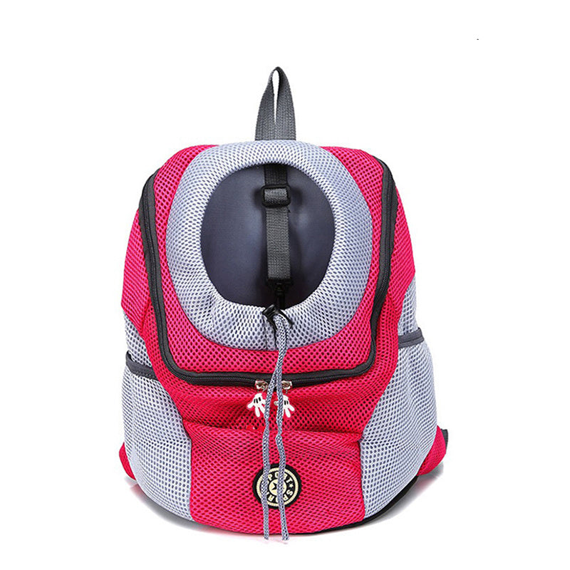 Pet Dog Carrier Bag Double Shoulder Portable Travel Outdoor Backpack Travel Set