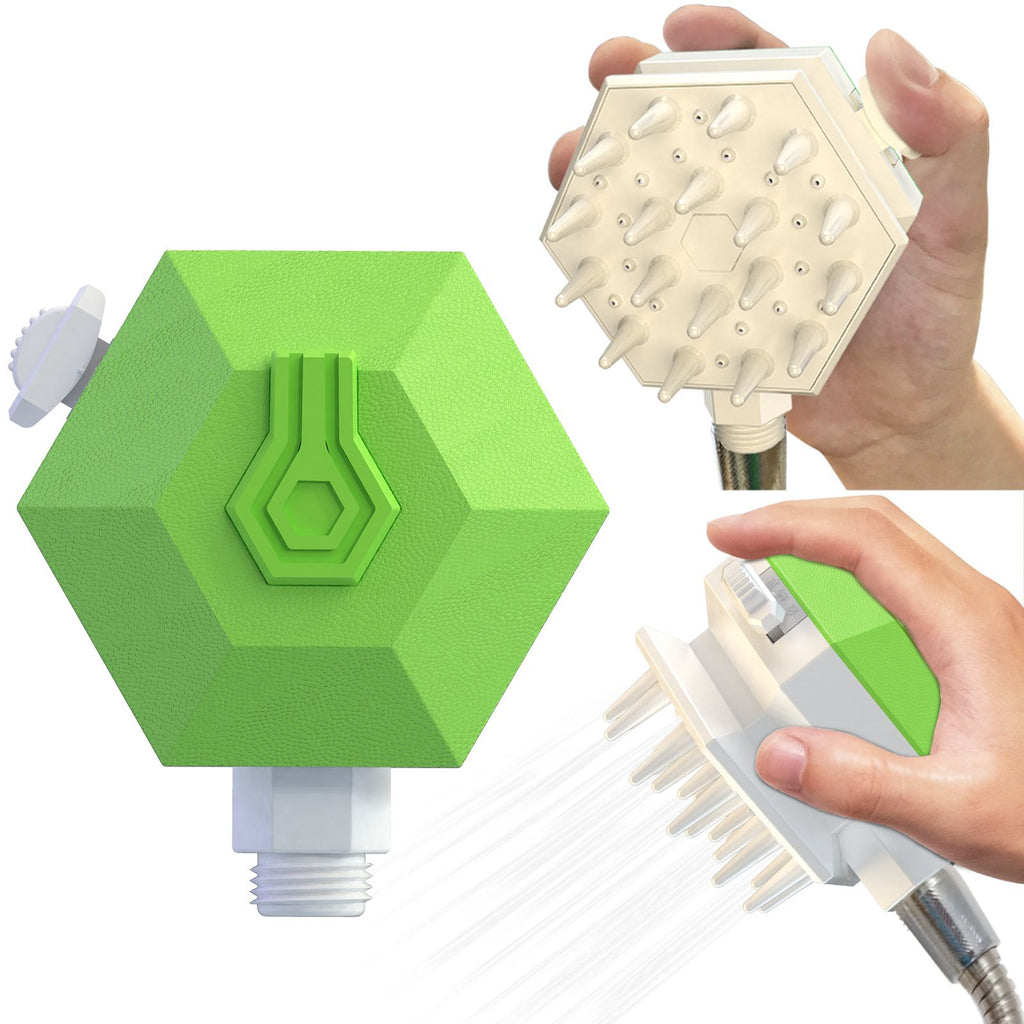 Dog Pet Shower Sprayer Scrubber, 3 Gear in One Pet Bathing & Massaging, Compatible to All Standard Water Tube, New Pets Cleaning Washing Grooming Brush