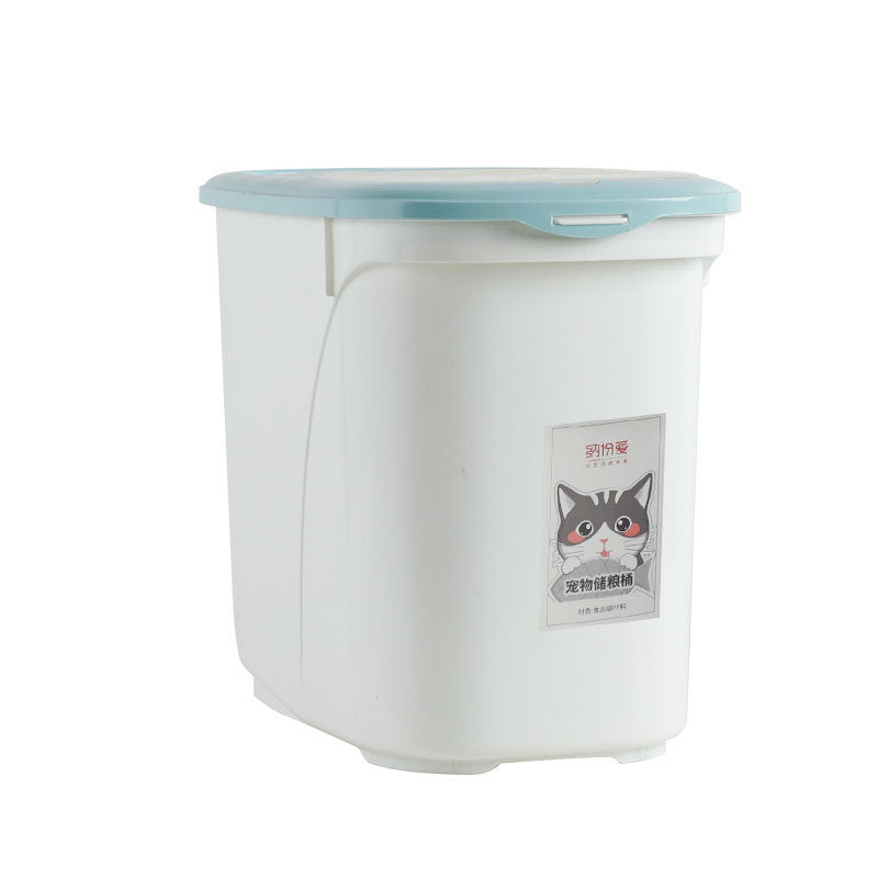 Airtight Pet Food Storage Barrel, Dog Food Treats Snack Container Storage, Grain Sealed Storage Tank Cat Food Storage Box Sealed Moisture-Proof Bucket