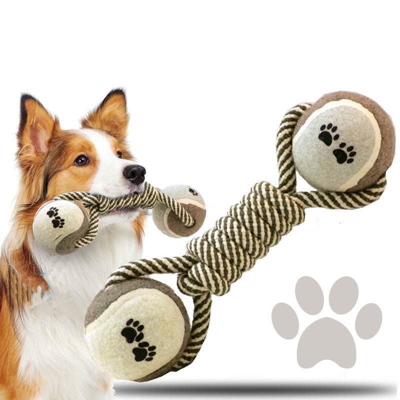 Dog Braided Rope Toy Durable Dog Toys for Aggressive Chewers Dog Chew Toys Teeth Cleaning Safe Bite Resistant Toothbrush Stick for Puppies & Middle