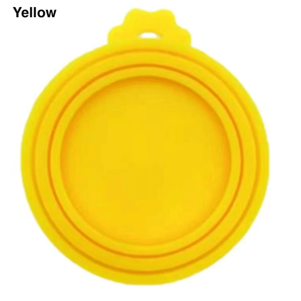 Pet Food Can Covers; Universal Safe Silicone Dog & Cat Food Can Lids; pack of 2