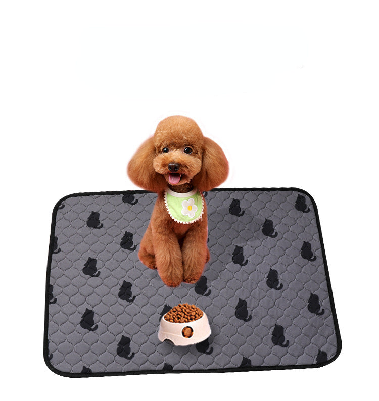 Washable Dog Pee Pads with Free Grooming Gloves; Non Slip Mats; Reusable Puppy Training