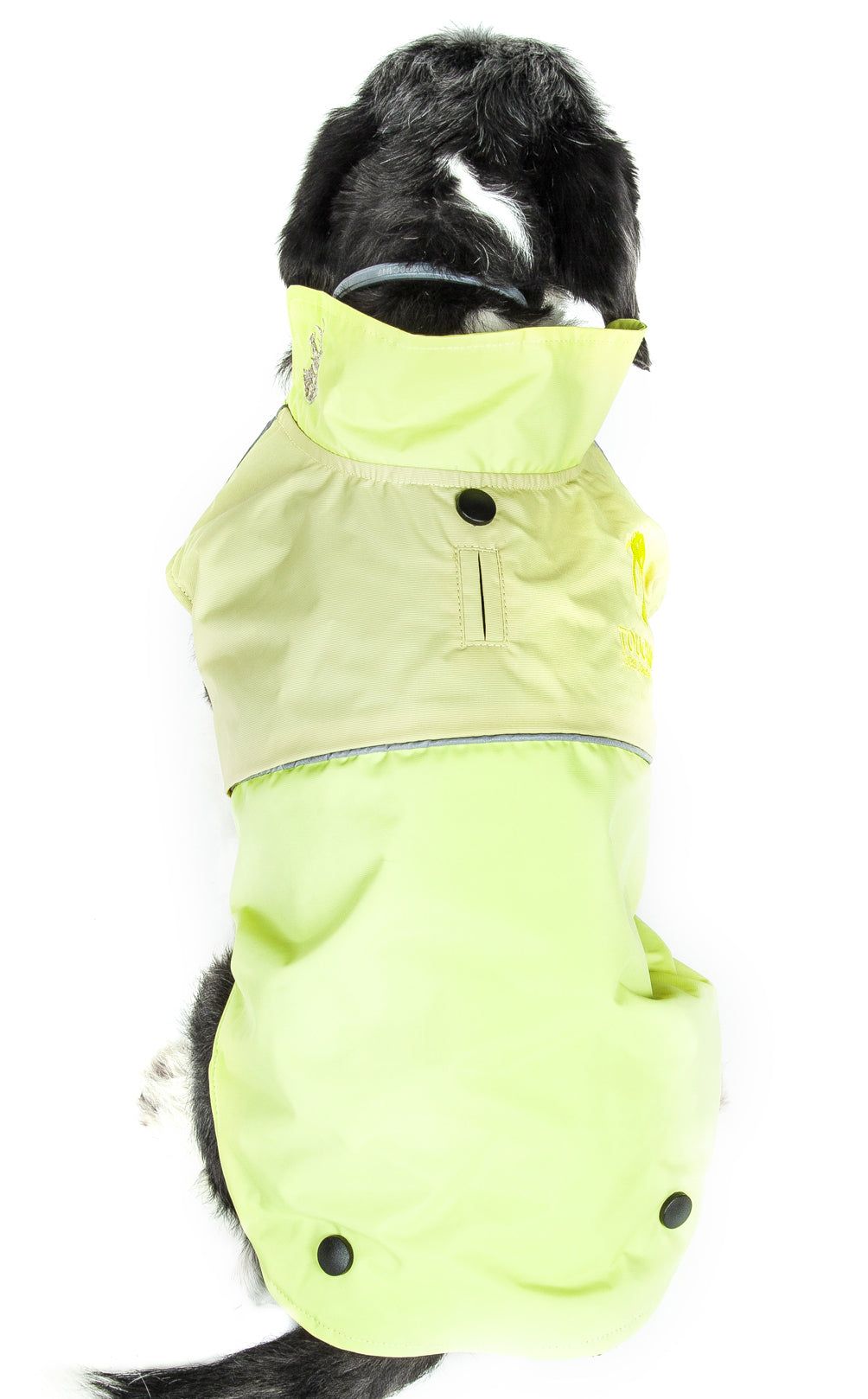Touchdog Lightening-Shield Waterproof 2-in-1 Convertible Dog Jacket w/ Blackshark technology