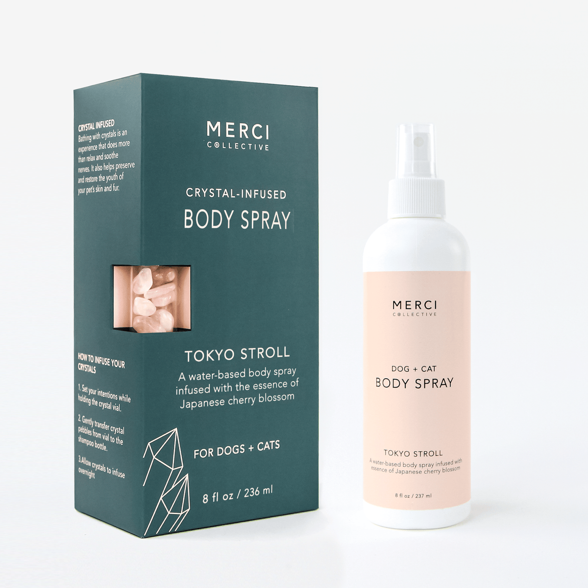 Crystal Infused Luxury Body Spray Tokyo Stroll Scent