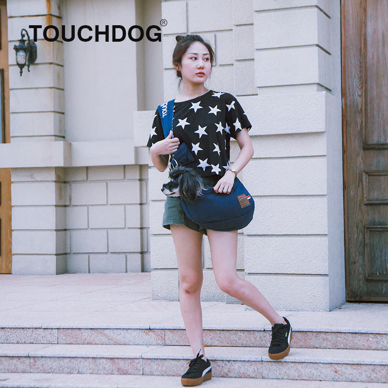 Touchdog 'Toga-Bark' Over-The-Shoulder Hands-Free Pet Carrier