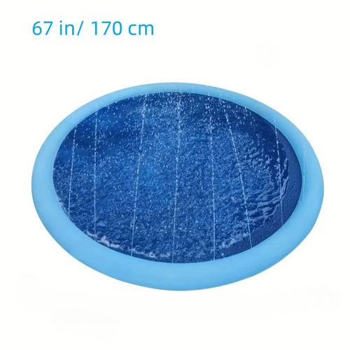 1pc Foldable Pet Spray Thickened Pad Dog Bath Pool Durable Bathing Tub Summer Outdoor Water Toy