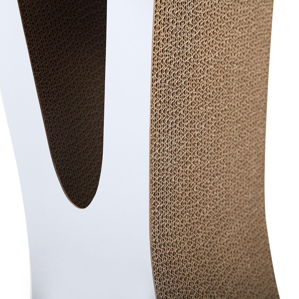 Cat-eyed Cat Scratcher and Lounge, Protect Furniture, Functional, Original Wood Color