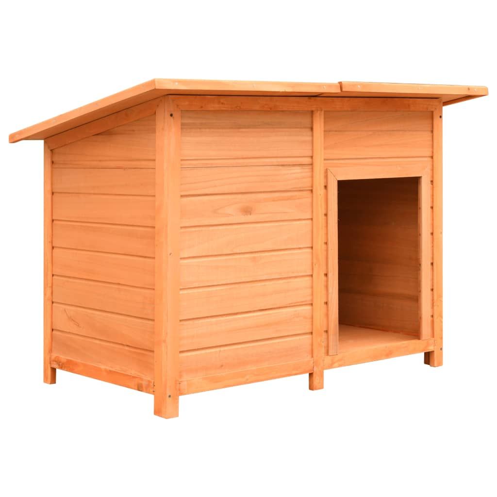 Dog House Brown, Green Solid pine wood 47.2 x 30.3 x 33.9 in