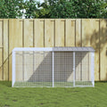 Chicken Cage Light grey Galvanized steel 80 x 39 x 35.4 in