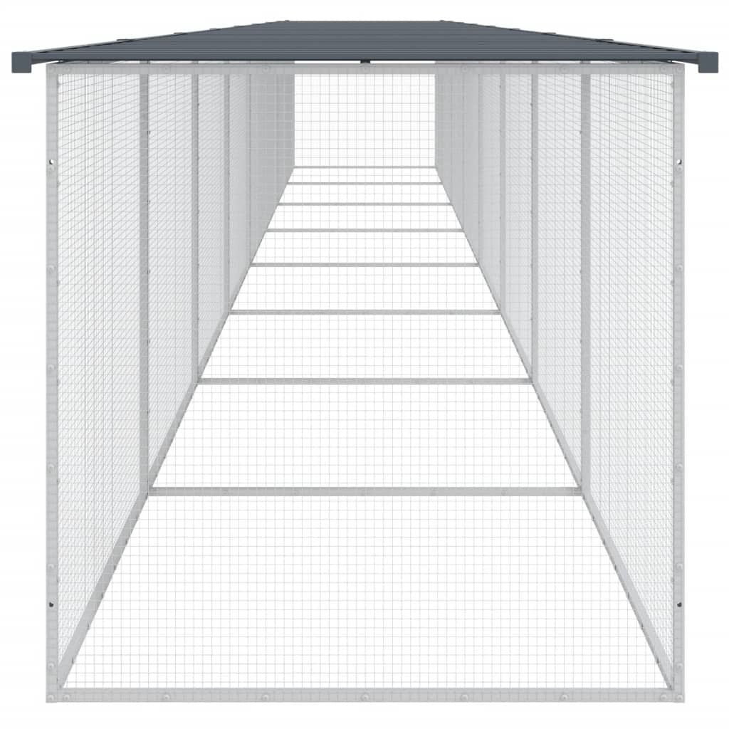 Chicken Cage Anthracite Galvanized Steel Large Durable