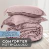 Pink Duvet Cover King Size Microfiber Duvet Cover with Zipper Duvet Cover Set of 1 Down Comforter Cover with 2 Pillow Shams Luxury Comforter Cover Kin