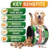 Hemp Hip and Joint Support Supplement for Dogs Glucosamine for Dogs Dog Joint Supplement Hip and Joint Chews for Dogs with Chondroitin MSM Hemp Oil Do