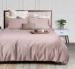 Pink Duvet Cover King Size Microfiber Duvet Cover with Zipper Duvet Cover Set of 1 Down Comforter Cover with 2 Pillow Shams Luxury Comforter Cover Kin